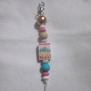 Better Place Keychain / Bag Charm.